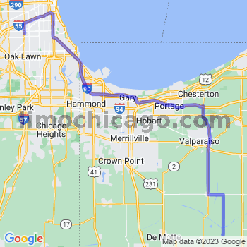 Travel from Tefft to Midway airport Limousine service to Midway airport (MDW)