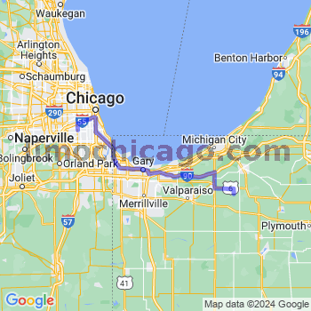 Travel from Union Mills to Midway airport Limousine service to Midway airport (MDW)