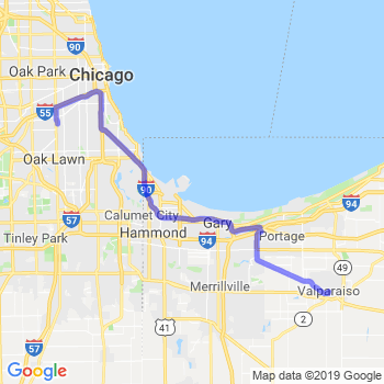Travel from Valparaiso to Midway airport Limousine service to Midway airport (MDW)