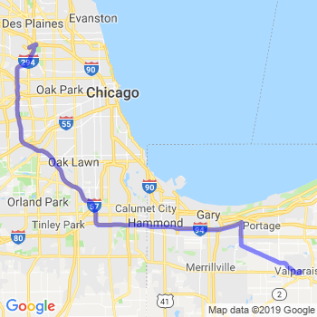 Travel from Valparaiso to O'Hare airport Limousine service to O'Hare airport (ORD)