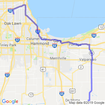 Travel from Wheatfield to Midway airport Limousine service to Midway airport (MDW)