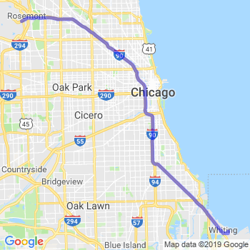 Travel from Whiting to O'Hare airport Limousine service to O'Hare airport (ORD)