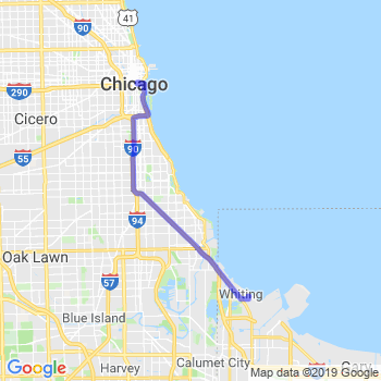 Travel from Whiting to Chicago Loop Limousine service to Chicago Loop