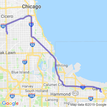 Travel from Gary to Midway airport Limousine service to Midway airport (MDW)