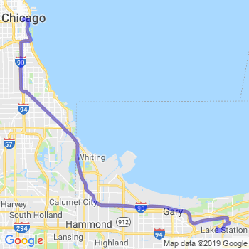 Travel from Lake Station to Chicago Loop Limousine service to Chicago Loop