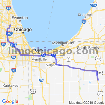 Limousine service to O'Hare airport (ORD)