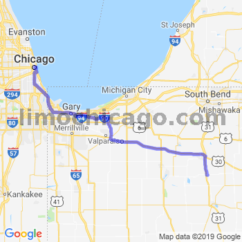 Limousine service to Chicago Loop