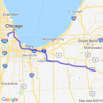 Travel from Bourbon to Midway airport Limousine service to Midway airport (MDW)