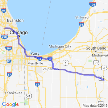 Travel from Bourbon to O'Hare airport Limousine service to O'Hare airport (ORD)
