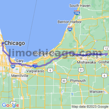 Limousine service to Chicago Loop