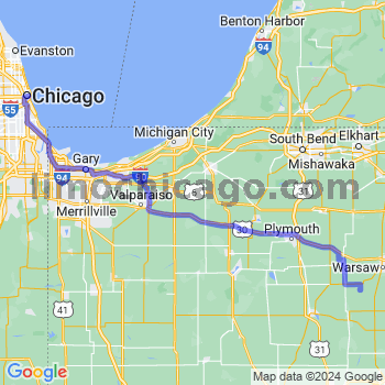 Travel from Burket to Chicago Loop Limousine service to Chicago Loop