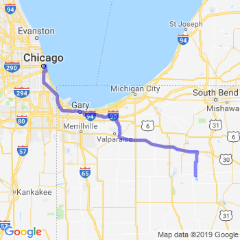 Travel from Culver to Chicago Loop Limousine service to Chicago Loop