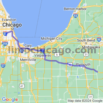 Travel from Etna Green to Midway airport Limousine service to Midway airport (MDW)
