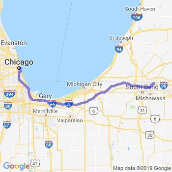 Travel from Granger to Chicago Loop Limousine service to Chicago Loop