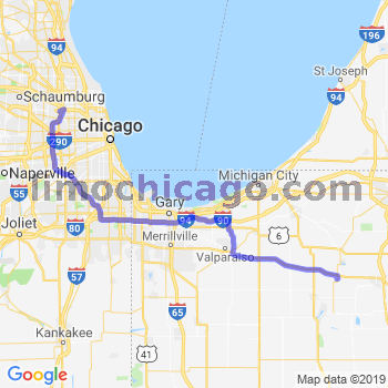 Limousine service to O'Hare airport (ORD)