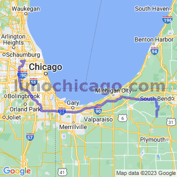 Travel from North Liberty to O'Hare airport Limousine service to O'Hare airport (ORD)