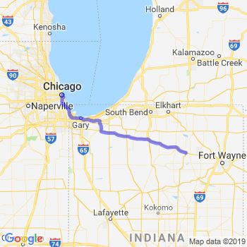 Travel from Pierceton to Chicago Loop Limousine service to Chicago Loop