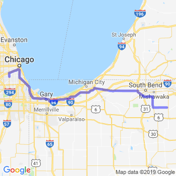 Travel from Wakarusa to Midway airport Limousine service to Midway airport (MDW)