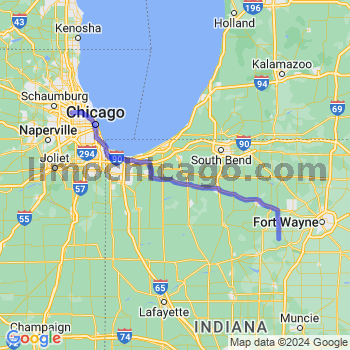 Travel from Bippus to O'Hare airport Limousine service to O'Hare airport (ORD)