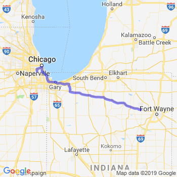 Travel from Columbia City to Midway airport Limousine service to Midway airport (MDW)