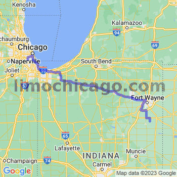 Travel from Craigville to Midway airport Limousine service to Midway airport (MDW)