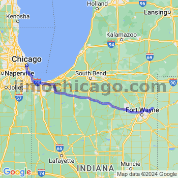 Travel from Harlan to Chicago Loop Limousine service to Chicago Loop