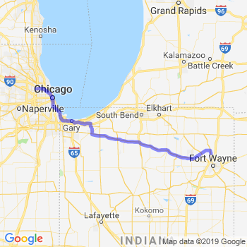 Travel from Huntertown to Midway airport Limousine service to Midway airport (MDW)