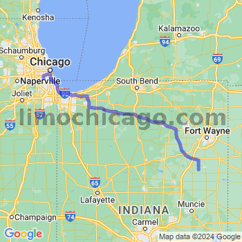 Travel from Liberty Center to Midway airport Limousine service to Midway airport (MDW)