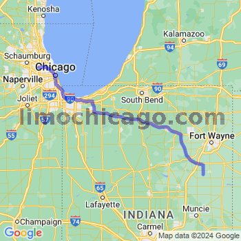 Travel from Liberty Center to O'Hare airport Limousine service to O'Hare airport (ORD)