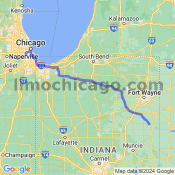 Travel from Linn Grove to Midway airport Limousine service to Midway airport (MDW)