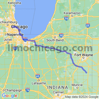 Travel from Linn Grove to O'Hare airport Limousine service to O'Hare airport (ORD)