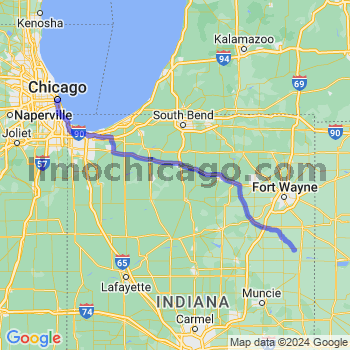 Travel from Linn Grove to Chicago Loop Limousine service to Chicago Loop
