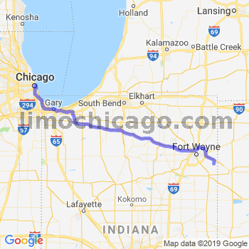 Limousine service to Chicago Loop