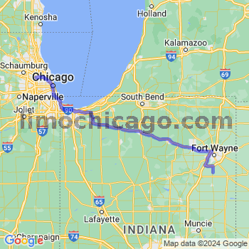 Travel from Ossian to O'Hare airport Limousine service to O'Hare airport (ORD)