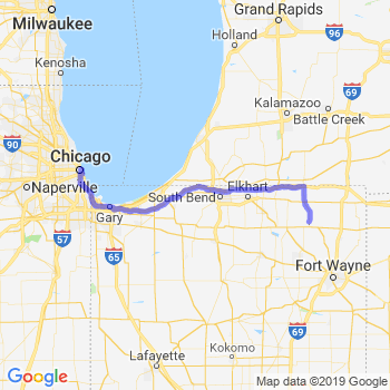 Travel from Rome City to Chicago Loop Limousine service to Chicago Loop