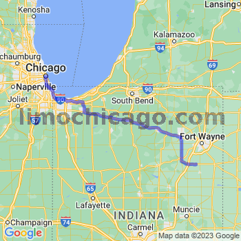 Limousine service to Chicago Loop