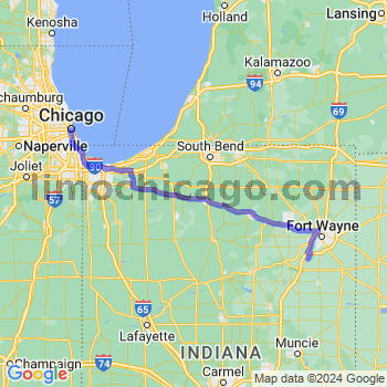 Limousine service to Chicago Loop