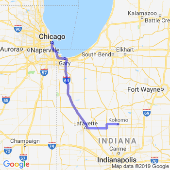 Travel from Kokomo to Chicago Loop Limousine service to Chicago Loop