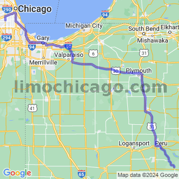 Travel from Amboy to Midway airport Limousine service to Midway airport (MDW)