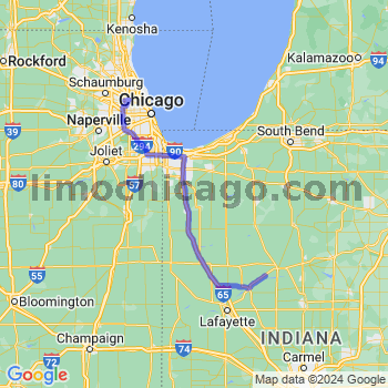 Travel from Burrows to O'Hare airport Limousine service to O'Hare airport (ORD)