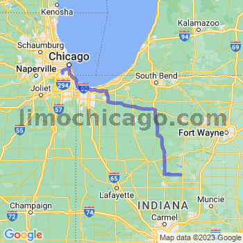 Travel from Converse to Midway airport Limousine service to Midway airport (MDW)
