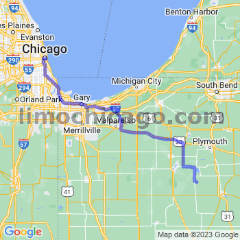 Limousine service to Chicago Loop