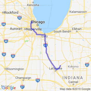 Travel from Delphi to Midway airport Limousine service to Midway airport (MDW)