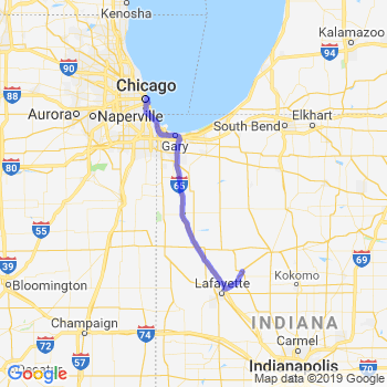 Travel from Delphi to Chicago Loop Limousine service to Chicago Loop