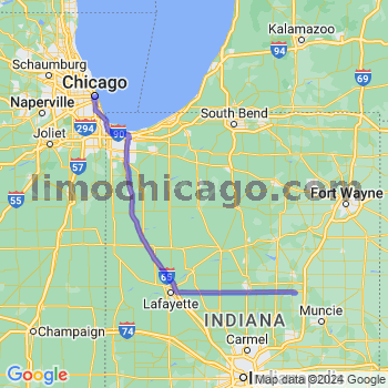 Limousine service to Chicago Loop