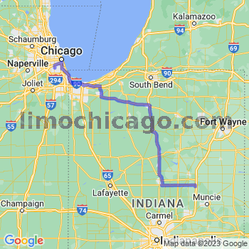 Travel from Fowlerton to Midway airport Limousine service to Midway airport (MDW)
