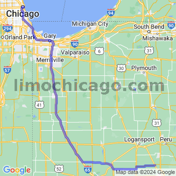 Travel from Galveston to Chicago Loop Limousine service to Chicago Loop