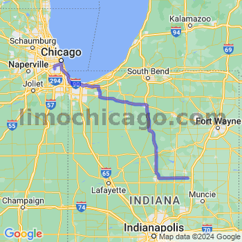 Travel from Jonesboro to Midway airport Limousine service to Midway airport (MDW)