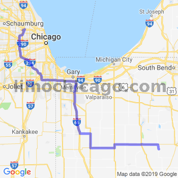 Travel from Kewanna to O'Hare airport Limousine service to O'Hare airport (ORD)