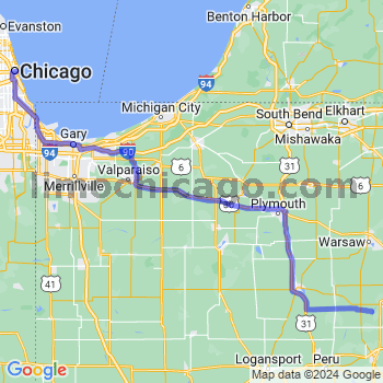 Travel from Laketon to Chicago Loop Limousine service to Chicago Loop